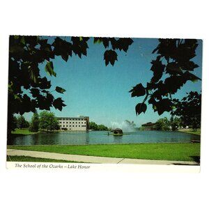 School Of The Ozarks Postcard Lake Honor Scenic View Litho Associated Graphics